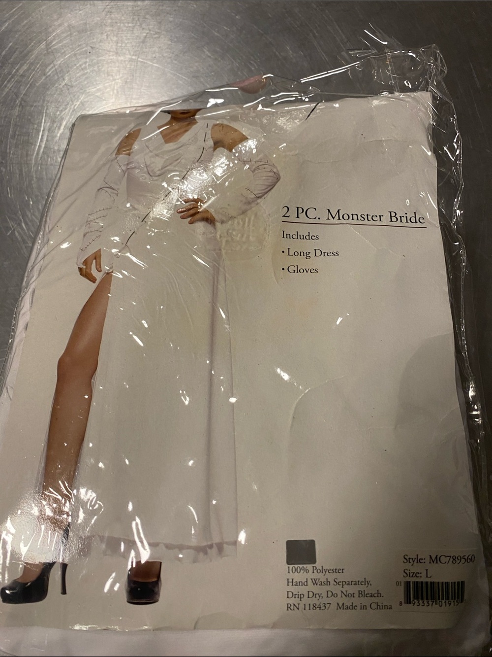 2 Pc. Monster Bride costume size L BNWT